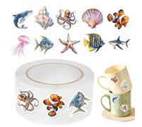 Adesivi Creature Marine 500 Pezzi Cute Autoadesivi Fai Da Te Decorazione