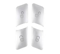 Adesivi Cruscotto Compatibile Con Benz Per Per W204 2007-2014 Per W212 2010-2015 4 Pezzi Adesivo Per Pulsante Sblocco E Blocco Portiera Auto
