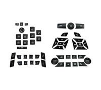 Adesivi Cruscotto Compatibile Con Benz Per Per W204 2011 2012 2013 Interni Auto Pulsante Trim Kit Volante Finestra Porta Aria Condizionata Adesivo