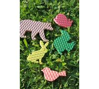 Adesivi da bagno - animaletti del bosco in schiuma (mix di colori)