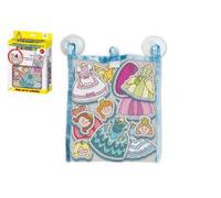Adesivi da Bagno Le mie prime favole - Principesse set in schiuma con rete