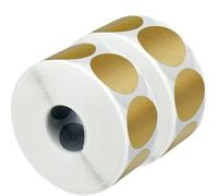 Adesivi da grattare 1200 pezzi Etichette adesive di forma rotonda Oro Argento Fai da te fatti a mano for giochi Etichette adesive da grattare Articoli for feste for fai da te(Gold)