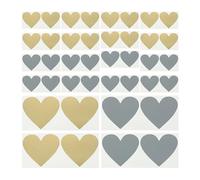 Adesivi da grattare 200 pezzi Etichette da grattare a forma di cuore Adesivi fai-da-te in carta premium for messaggi segreti Copertina Contenuto Divertente for il fai-da-te