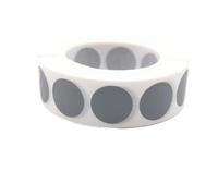 Adesivi da grattare 24 rotoli Adesivi da grattare rotondi in oro rosa Etichette da 1 pollice for attività di festa Bomboniere Adesivo di cancelleria for fai da te(Gray)