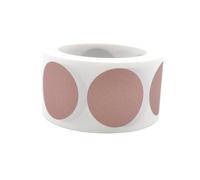 Adesivi da grattare 24 rotoli Adesivi da grattare rotondi in oro rosa Etichette da 1 pollice for attività di festa Bomboniere Adesivo di cancelleria for fai da te(Rose Gold)