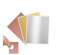 Adesivi da grattare 30 pezzi 3 colori Formato A4 Adesivi da grattare Etichette rettangolari Adesive fai da te fatte a mano for il gioco Cartoleria for fai da te(20x27cm Gold)