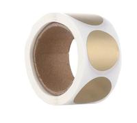 Adesivi da grattare 300 pezzi 1 pollice adesivo da grattare di forma rotonda rosa/oro/argento biglietto di nozze carta adesiva etichette di cancelleria copertina codice segreto for fai da te(Gold)