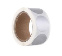 Adesivi da grattare 300 pezzi 1 pollice adesivo da grattare di forma rotonda rosa/oro/argento biglietto di nozze carta adesiva etichette di cancelleria copertina codice segreto for fai da te(Silver)