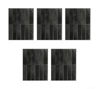 Adesivi da parete 3D in PU+PET con texture goffrata e liscia, progettati per uso a lungo termine in cucina e bagno (B)