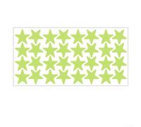 Adesivi da parete a forma di stella che si illuminano al buio, per decorare la casa, decalcomanie luminose creative per porte e stanze, adesivi di carta verde rimovibili e riutilizzabili per (211 50