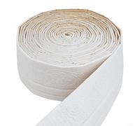 Adesivi da parete autoadesivi in schiuma, per battiscopa, 10 m x 10 cm, strisce decorative per interni di casa, bordo bordo vita a prova di umidità (bianco)