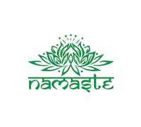 Adesivi da parete con fiori di loto indiano yoga Namaste parole fiore di loto Buddha Ganesha mandala adesivo in vinile decorazione murales yoga decalcomanie da parete servizioDesign attraente