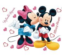 Adesivi Da Parete E Mobili Disney Minnie E Topolino 65x85cm Adesivi Per Bambini
