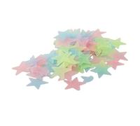 Adesivi da parete luminosi a forma di stella, set da 100 pezzi per un'esperienza di decorazione per la stanza dei bambini da sogno