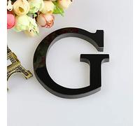 Adesivi da parete per camera da letto dei bambini, 26 lettere, fai da te, in acrilico, decalcomania per la casa, arte murale, lettera G, taglia unica