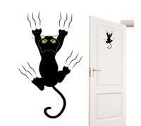 Adesivi da parete per gatti | Adesivi per finestra - Decalcomanie per auto - Impermeabile auto - Emblema - Finestre adesivi per la casa come pavimenti in legno, parete della cucina, del corridoio e