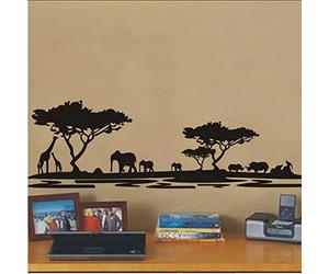 Adesivi da parete per pub, bar, pub, bar, pub, foresta africana, decorazione per la casa