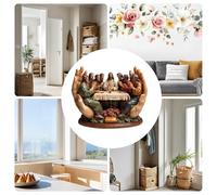 Adesivi da Parete Religiosi | Adesivo Cristiano Per La Casa | Decorazione Adesiva Pasquale Per Spazi Spirituali Riflessione Camere Studio Aula