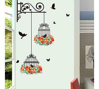 Adesivi da parete rimovibili fai da te per uccelli, per cameretta dei bambini, camera da letto, soggiorno