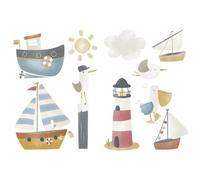 Adesivi da parete Sailors Bay | Little Dutch