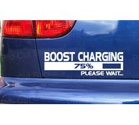 Adesivi Decal Funny Per Paraurti Caricatore Super Turbo JDM DUB