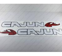 ADESIVI DECALCOMANIE BARCA BASSO CAJUN Set di 2 12" LUNGHI ver.2