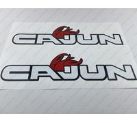 ADESIVI DECALCOMANIE BARCA BASSO CAJUN Set di 2 LUNGHI 36"