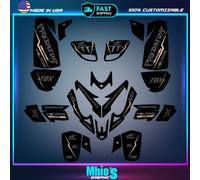 adesivi decalcomanie grafiche polaris predator 500 kit completo atv wrap...
