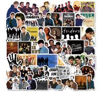 adesivi, decalcomanie, vinile, impermeabili, personalizzare, auto, laptop, 50...