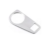 Adesivi decorativa Coprifari Decorativi Per Il Controllo Dei Fari Protezione Per Modanatura Interna In ABS Per VW Per Tiguan 2017 2018 GE Accessori Auto Interno(Double hole silver)