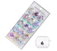 Adesivi decorativi - 7,87x3,54 in Decalcomanie estetiche | 7,87x3,54 pollici Adesivo animale simpatico cartone animato in resina epossidica, quaderno per studenti Insegnanti Bambini Collezionisti Desi