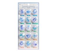 Adesivi decorativi - 7,87x3,54 in Decalcomanie estetiche | 7,87x3,54 pollici Adesivo animale simpatico cartone animato in resina epossidica, quaderno per studenti Insegnanti Bambini Collezionisti Desi