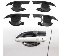 Adesivi decorativi Accessori Per Auto Maniglia Esterna Per Porta Laterale Coperchio Per Tazza Confezione Da 4 Per N&issan Per Qashqai J12 2021-2023(Nero)