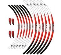 Adesivi decorativi Accessori Per Motociclette, Adesivi Per Mozzi Ruote Da 21" E 18", Strisce Riflettenti Per Honda CRF 230F 2003-2019 2018 2017 2016 2015 2014 2013(Red)