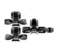 Adesivi Decorativi Per Il Baule Della Moto R 1300 GS Adventure Kit Completo A1