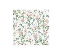 Adesivi decorativi per la privacy del vetro, Green Pink Floral Frosted StainedWindow Stickers Opaque Bathroom Office Privacy Film(W 17.3" x L 39.4")