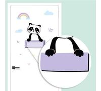 Adesivi decorativi per porta - Stellasticker - Rendi unica la porta della stanza di tuo figlio con l’adesivo personalizzato a Tema. (Tema Panda)