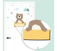 Adesivi decorativi per porta - Stellasticker - Rendi unica la porta della stanza di tuo figlio con l’adesivo personalizzato a Tema. (Tema orso)