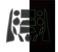 Adesivi Decorativi Per Portabicchieri Gomma Antiscivolo Auto Cuscinetti Rientranze Portiere Per C-HR 2016-2020(Wit)