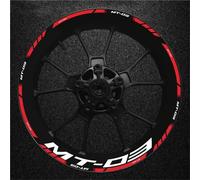 Adesivi Decorativi per Ruote Adesivi per Cerchi Moto per Yamaha MT-03 MT 03 MT03 Adesivi per Cerchi Adesivi Riflettenti per Mozzi Ruota Adesivo Riflettente(Colore 3)