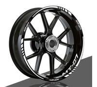 Adesivi Decorativi per Ruote Adesivi per Cerchioni Riflettenti per Motociclette per Yamaha MT 07 MT-07 MT07 Adesivo per Mozzo Ruota Adesivo per Cerchio Adesivo Riflettente(Colore 2)