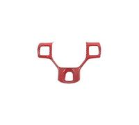 Adesivi Decorativi Per Volante Auto Per Dodge Per RAM 1500 2010 2011 2012 2013 2014 2015 2016 2017 Striscia Decorazione Interni Auto(Red Carbon Fiber)
