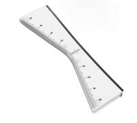 Adesivi del Righello per Mappatura del Sopracciglio 100 Pezzi Mosate V -a Forma di Modelli di Forma Simmetrici a Forma di V, Aiuta a Progettare le Forme del Sopracciglio, per