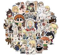 Adesivi Delicious Dungeon Meshi, 50 Pcs Figure Stickers Impermeabili in Vinile Per Feste, Scrapbook, Quaderni, Skateboard Per Adolescenti E Studenti