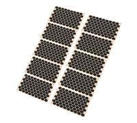 Adesivi di Decalcinezione della Trama della Trama Esagonale - Assorbimento Ultra Sottile, Non Slip, Sudore - Acrilico per Accessori da Gioco, Telefoni, Topi, Tastiere - 10 Pezzi Set