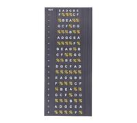 Adesivi Di Mappa E Note Per Tastiera Di Chitarra Aiuto Con Apprendimento Accordi E Scale Adatto A Chitarre Acustiche E Elettriche Con Vita Di Servizio Estesa