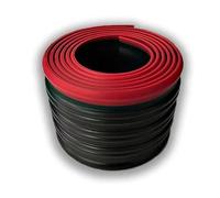 Adesivi Di Protezione Decorativi Antigraffio Per Minigonne Laterali Per Portiere Auto Universali In Gomma Minigonne Laterali Alettoni Laterali(4MX6.5CM width red)