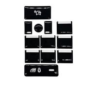 Adesivi di riparazione Compatibile Con Range Per Rover Per Sport L494 Per Vogue L405 Per Discovery 5 Pulsante Nero Modalità Di Copertura Adesivi Per Auto Tuning Serratura Della Porta(Window control)