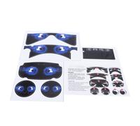 Adesivi divertenti con design a occhi per Oculus Quest2Decals, resistenti ai raggi UV, con un design carino e anti-inquinamento, in PVC per occhiali