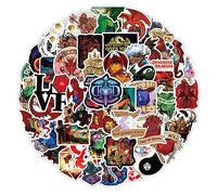 Adesivi Dungeons and Dragons, 100 pezzi, fantastici adesivi da gioco per adolescenti e adulti, decalcomanie in vinile impermeabili per laptop, bottiglie, skateboard, chitarra, skateboard, diario,
